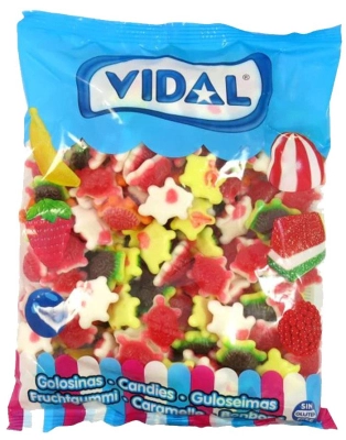 Vidal Töltött Teknős Gumicukor 1KG