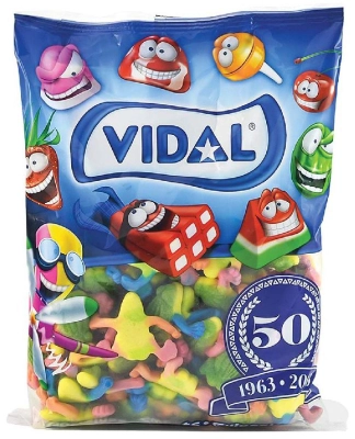 Vidal Töltött Béka Gumicukor 1KG