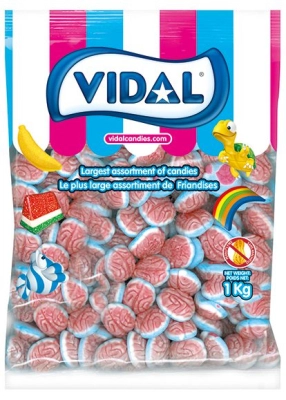 Vidal Töltött Agy Gumicukor 1KG