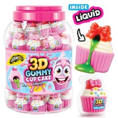 Johny Bee 3D Gummy Cupcake