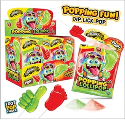 Johny Bee Foot Pop Finger Popping + Lollipop