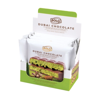 Bolci Táblás Dubai Csoki 100g
