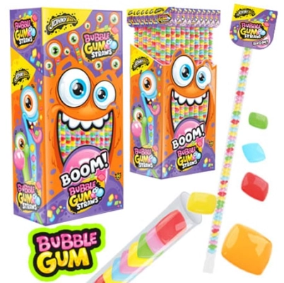 Johny Bee Bubble Gum Straws