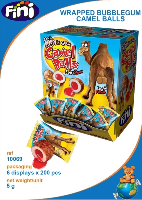 Fini Wrapped Camel Balls Bubblegum