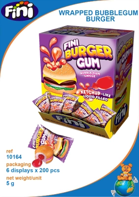 Fini Wrapped Burger Bubblegum