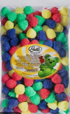 Gusto Szeder-Málna Színes Gumicukor 1KG