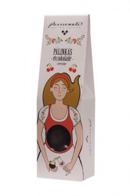Passionate Pálinkás Étcsokoládé BonBon Cseresznyepálinkával 80g