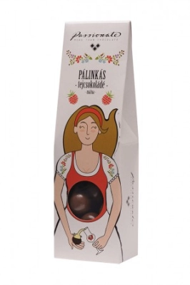Passionate Pálinkás Tejcsokoládé BonBon Málnapálinkával 80g