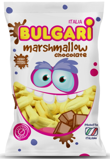 Bulgari Banana Choco Filled Marshmallow 1KG