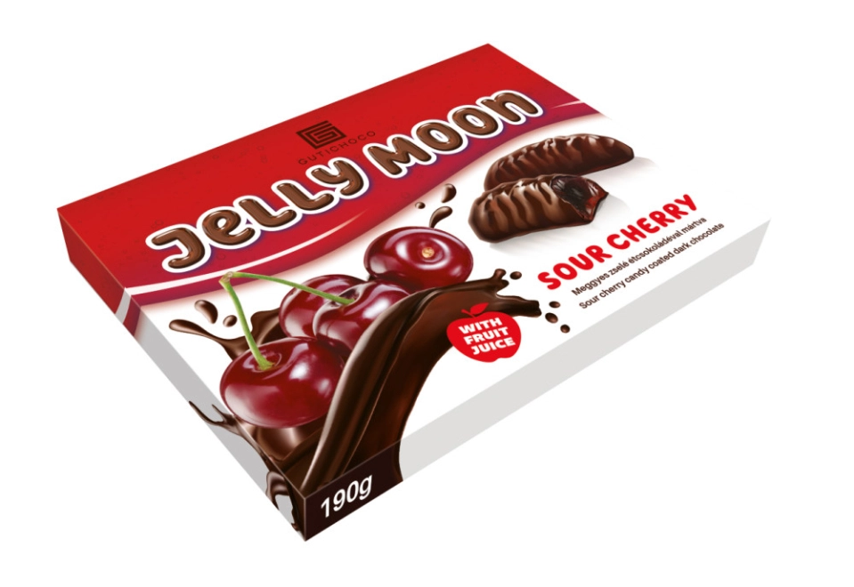 Gutichoco Jelly Moon Meggyes Zselé Étcsokiba Mártva 190g
