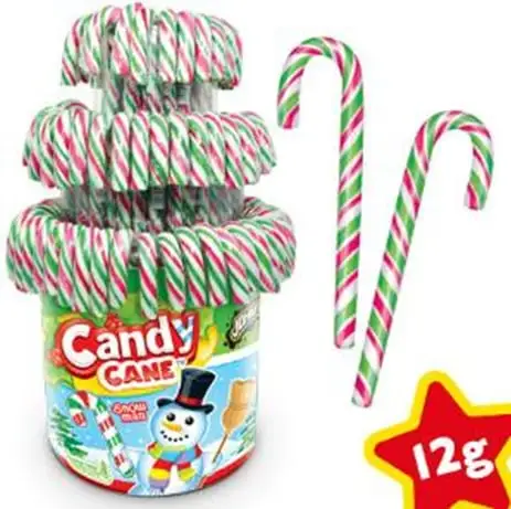 Candy Cane 12g Piros-Fehér-Zöld