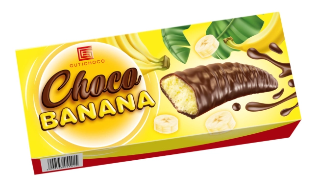 Gutichoco Banános Szeletek Bevonómasszával Mártva 250g