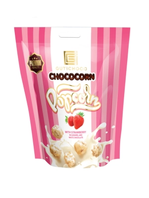 Gutichoco Popcorn Epres Fehércsokoládéval Mártva 70g