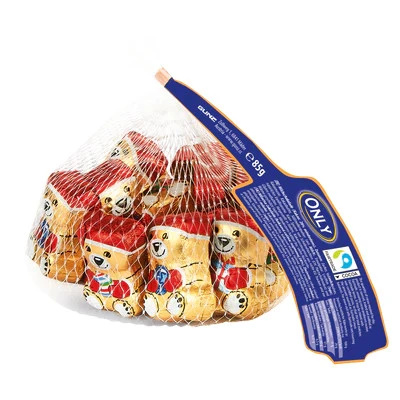 Only Hálós Tejcsokoládé Macik Tejes Krémmel 80g